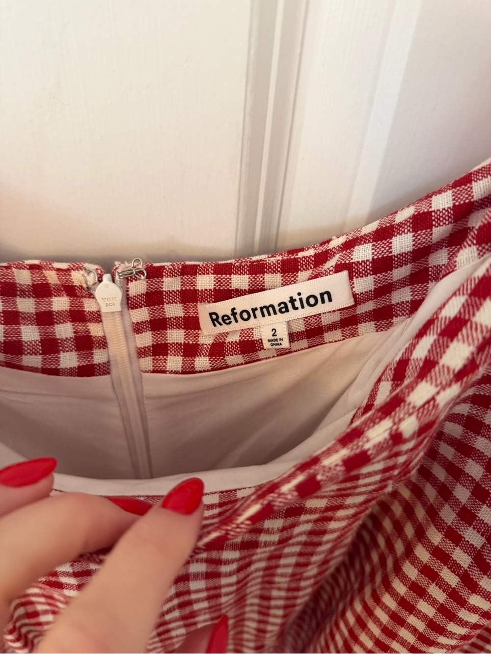 Reformation Savannah Two Piece Skirt set - Picture 5 of 7